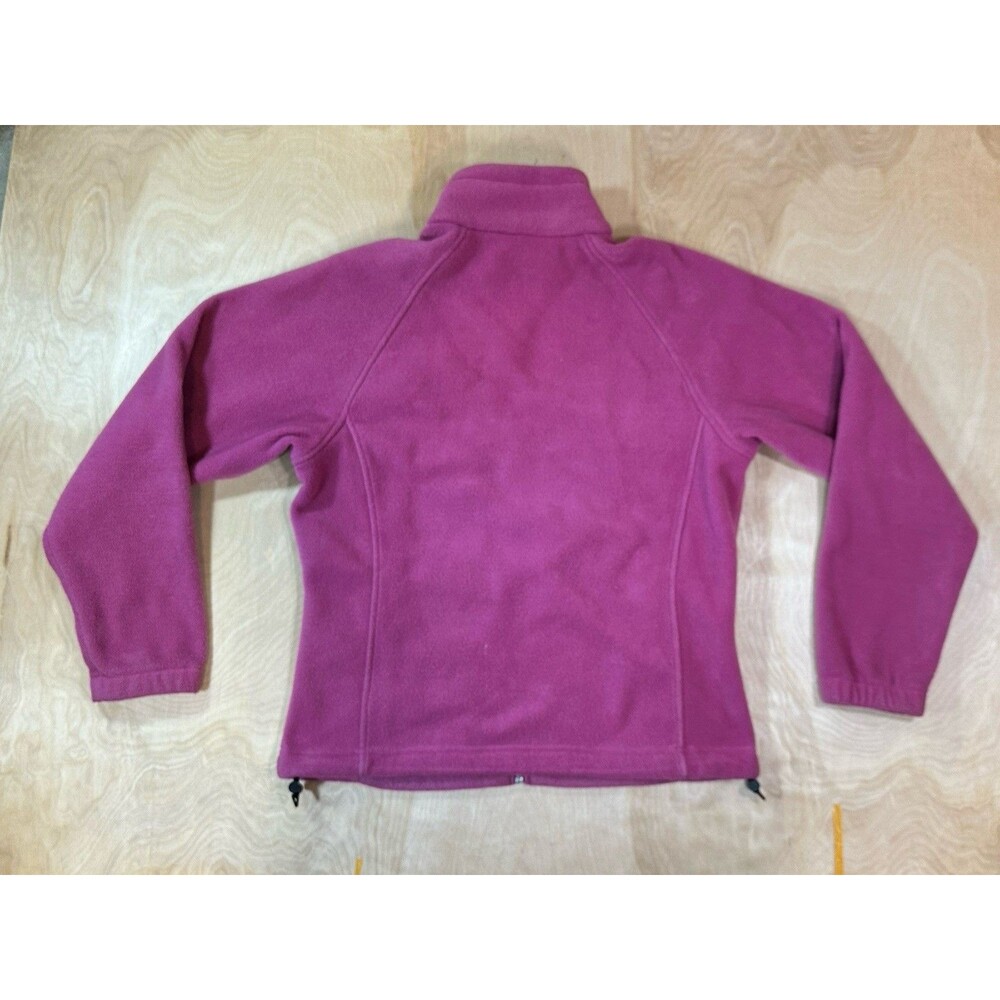 Columbia Jacket Women’s Size Medium Full Zip Sleeves With Elastic Fuchsia - Picture 2 of 12